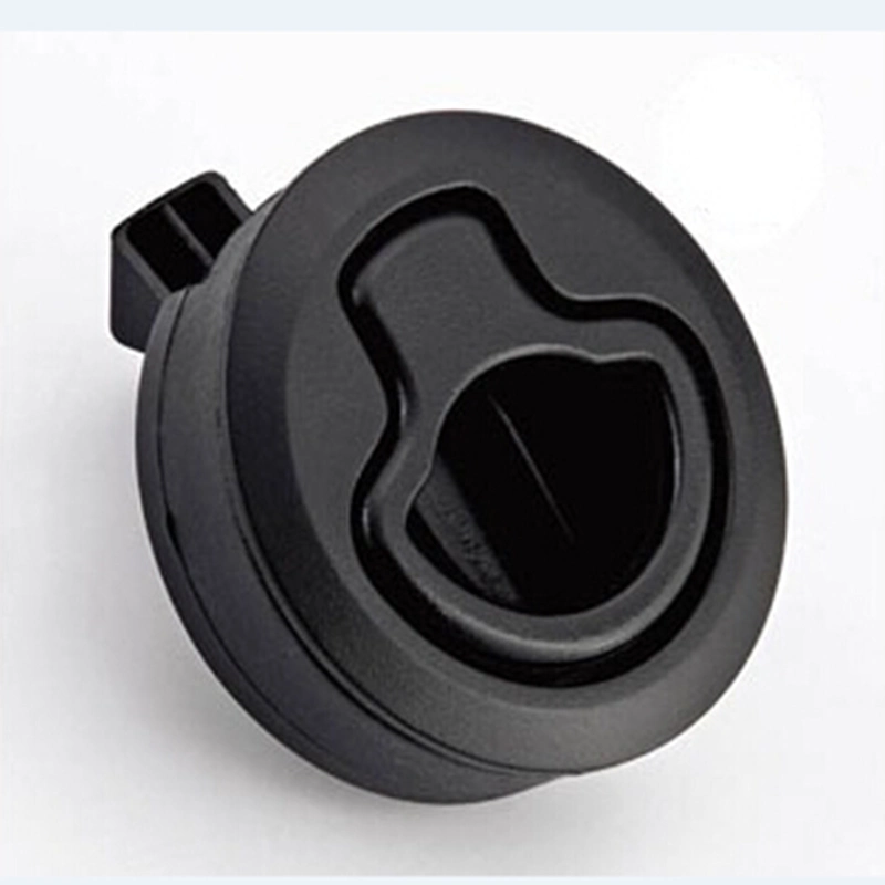 Xk246 Southco 61mm 2&quot; Black Waterproof Plastic ABS Push to Close Cam Slam Flush Pull Boat Round Marine Lock for RV