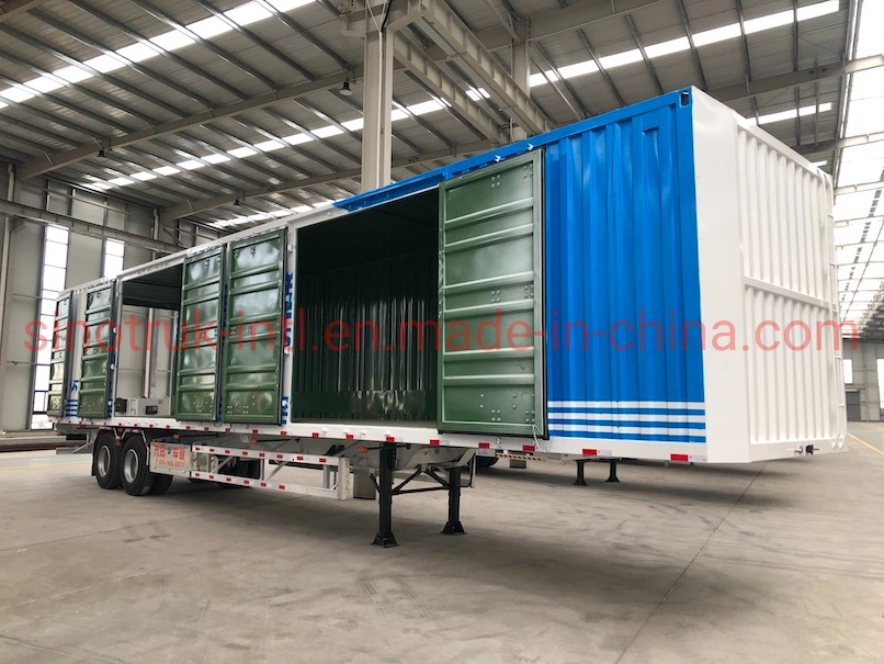 2023 New Mechanical/Air Suspension Heavy Duty Cargo Semi Box Van Trailer with Factory Price