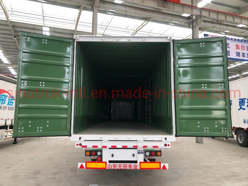 2023 New Mechanical/Air Suspension Heavy Duty Cargo Semi Box Van Trailer with Factory Price