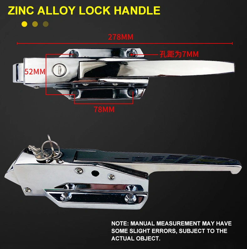 1178b Swing Handle Lock Safety Refrigerator Cold Room Door Latch Handle Lock