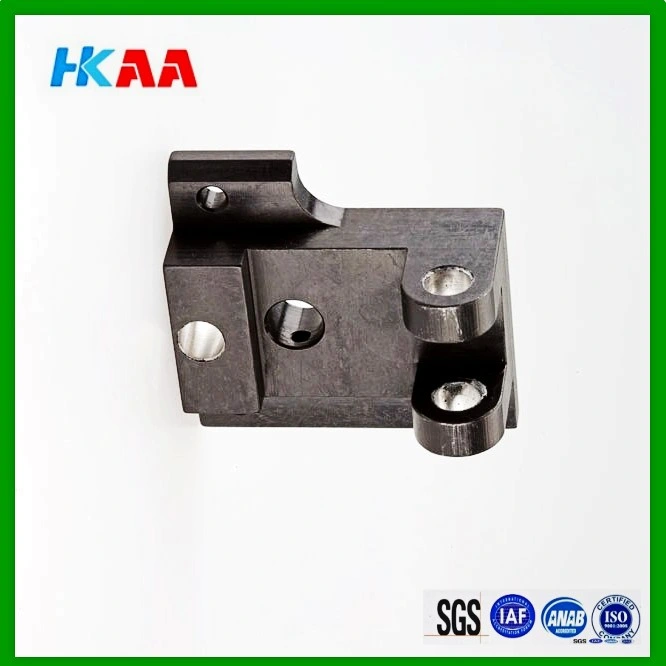 CNC Milling Machining Anodized Solid Aluminum Drill Bushing Block for Aviation Tool