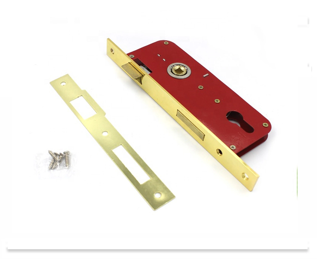 High Quality Aluminum Mortise Door Handle Lock on Iron Plate