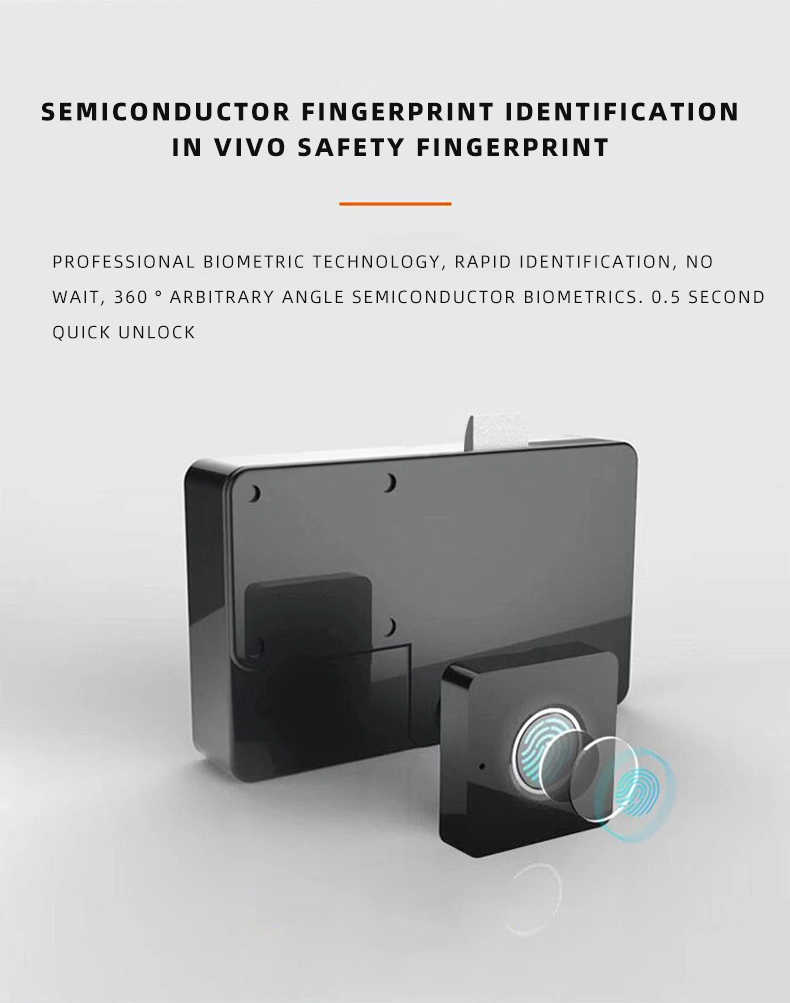 High Quality Cabinet Hidden Biometric Smart Electronic Fingerprint Cabinet Drawer Lock