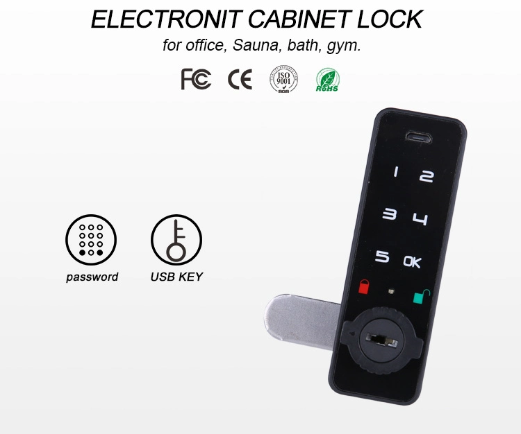 Smart ABS Touch Screen Passcode Electronic Cabinet Combination Digital Locker Lock