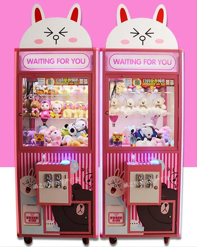 Amusement Park Coin Operated Catch Toys Crane Claw Arcade Game Machine