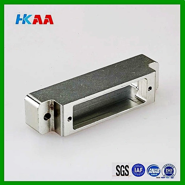 CNC Milling Machining Anodized Solid Aluminum Drill Bushing Block for Aviation Tool