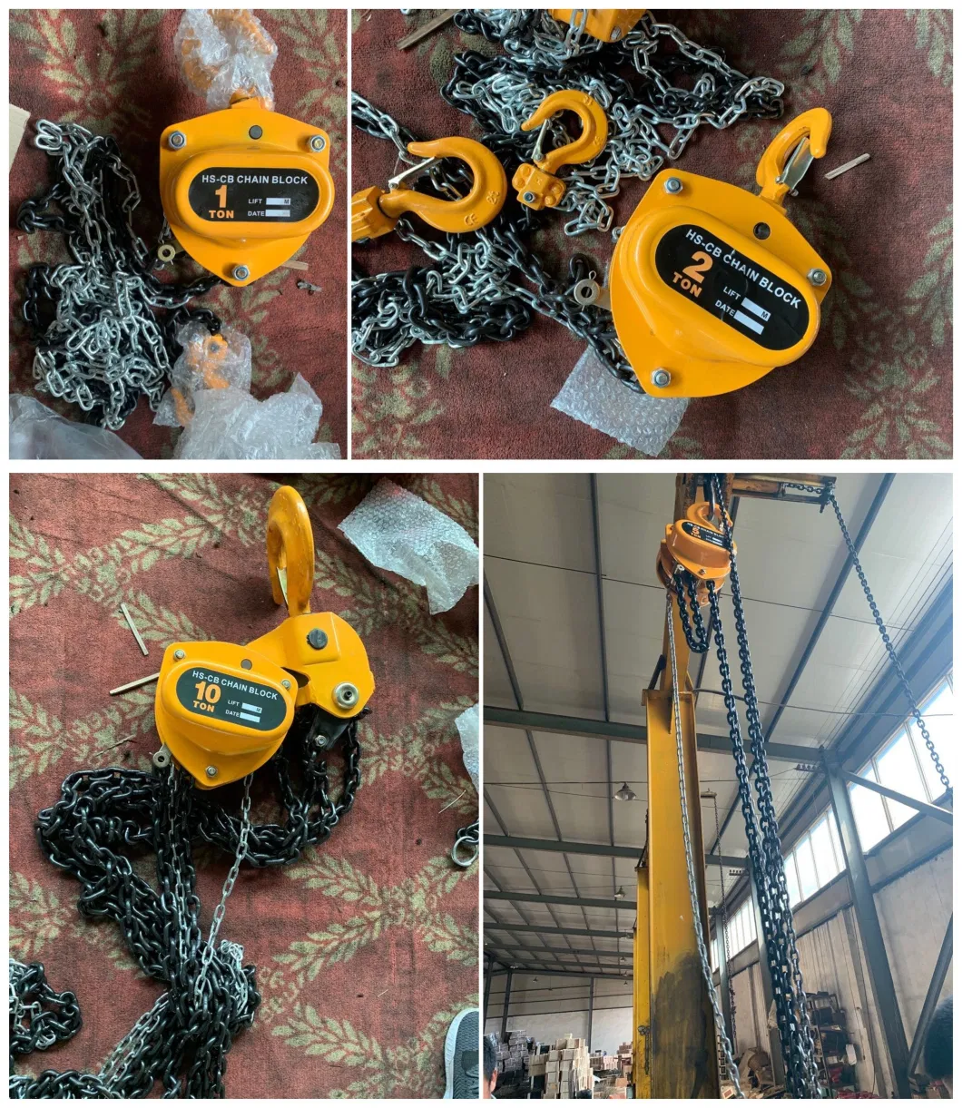 China ISO 9001 Certificated Factory Vc-B Triangle Chain Block Hand Hoist