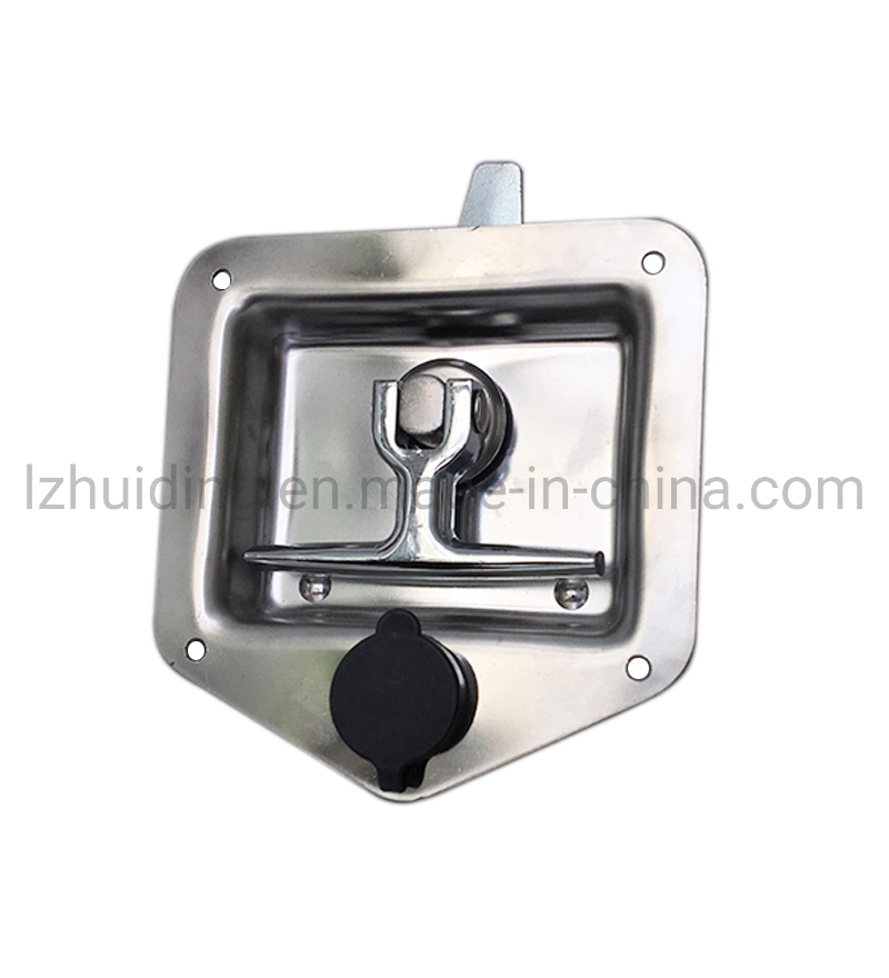 Waterproof Panel Stainless Steel Folding T Handle Tool Box Latch Paddle Truck Door Lock