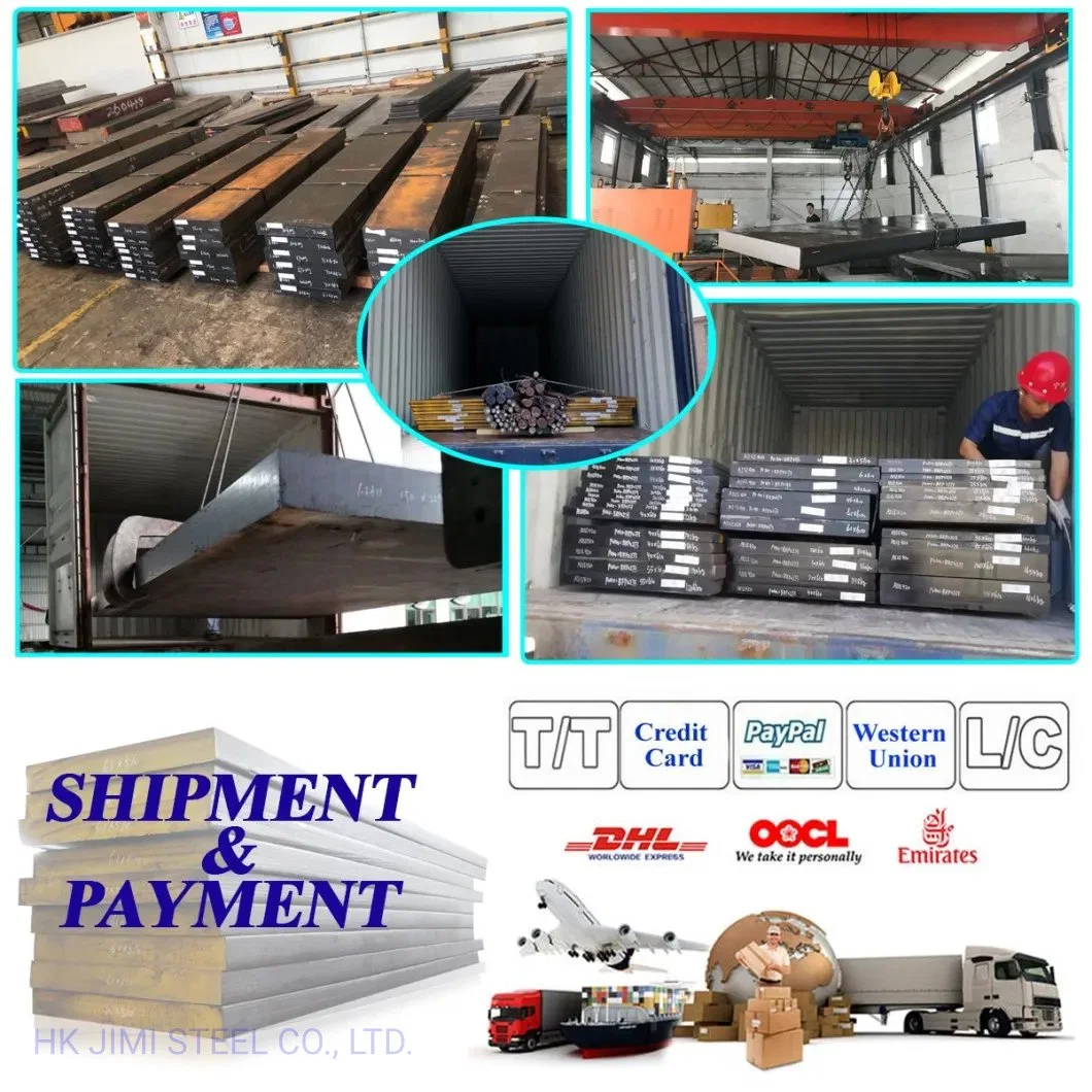 1.1730/S45c/S50c/O1/1.2510/O2/1.2739/1.2344 Forged Steel Free Cutting Service Cold Drawn High Carbon Alloy Free Forging Steel Block