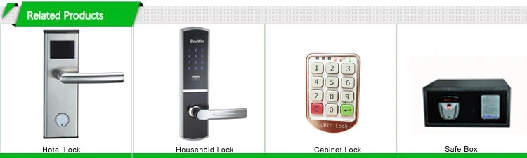 Controlled Computer Hotel Door Lock for Wooden Doors with Software Management