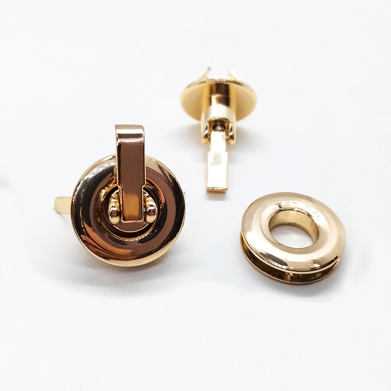 Metal Round Turn Lock Twist Lock Clasp for Bag Accessories