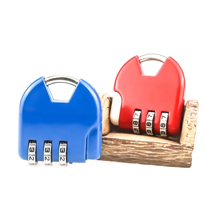 Colorful 3 Digital Travel Time Reset Luggage Suitcase Combination Lock Bag Lock