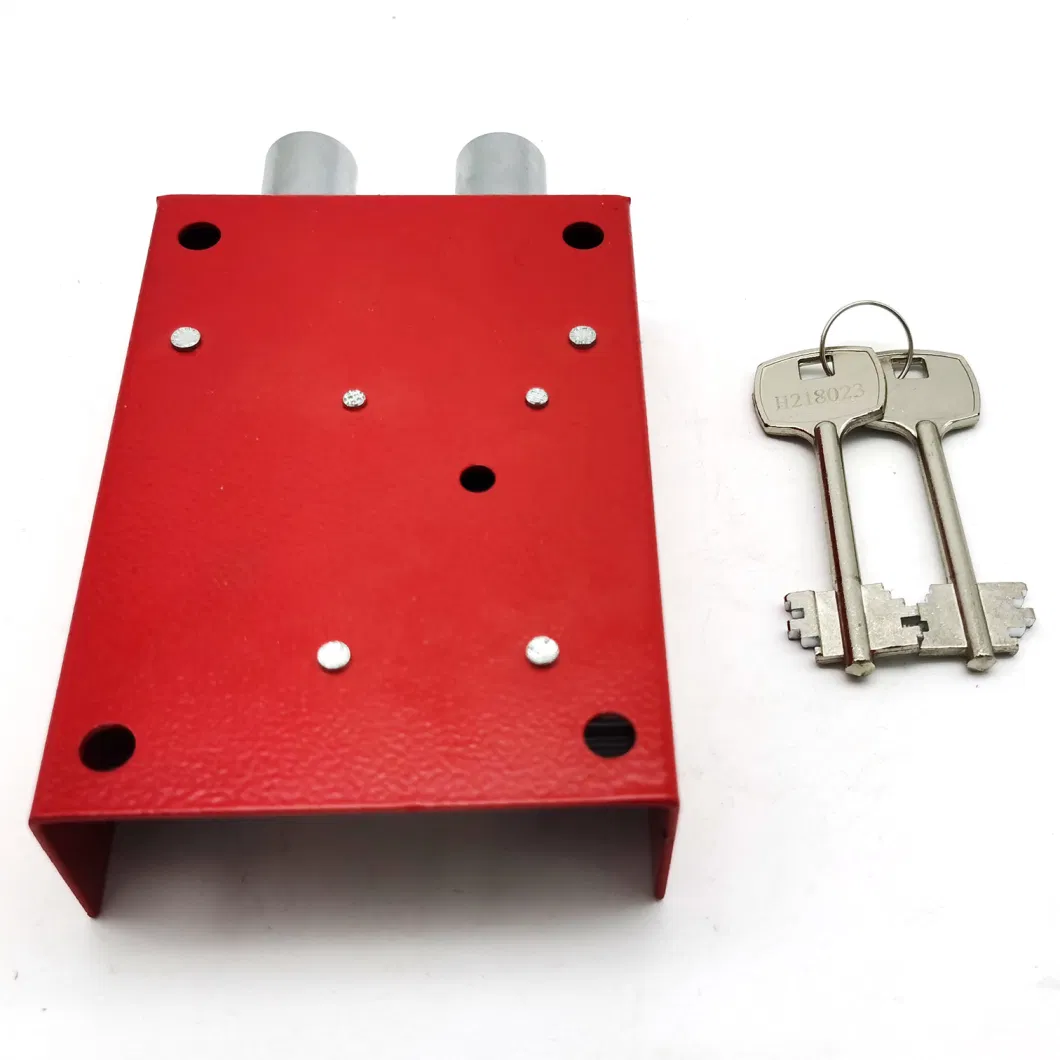 8 Lever Mechanical Key Safe Lock with 2 Double Bit Key