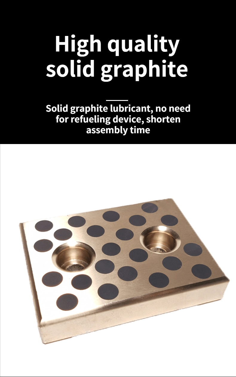 Brass Free Plate Copper Graphite Oilless Wear Sliding Pads Bronze with Non-Liquid Lubricant Plate