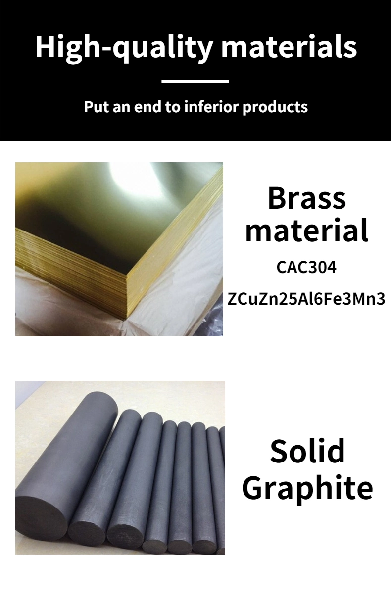 Brass Free Plate Copper Graphite Oilless Wear Sliding Pads Bronze with Non-Liquid Lubricant Plate