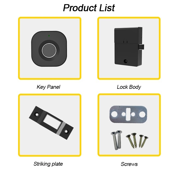 Safe Fingerprint Digital Furniture Cabinet Drawer Electric Smart Lock