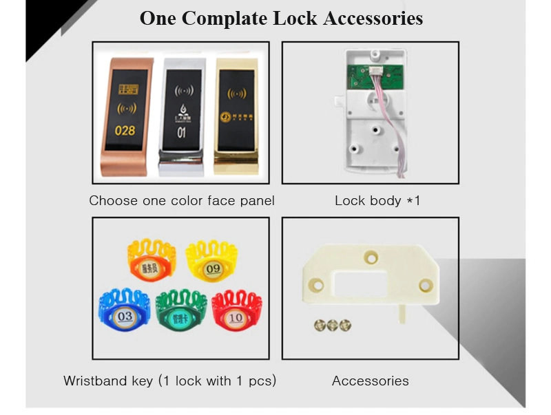 Zinc Alloy Keyless Electronic RFID Drawer Lock