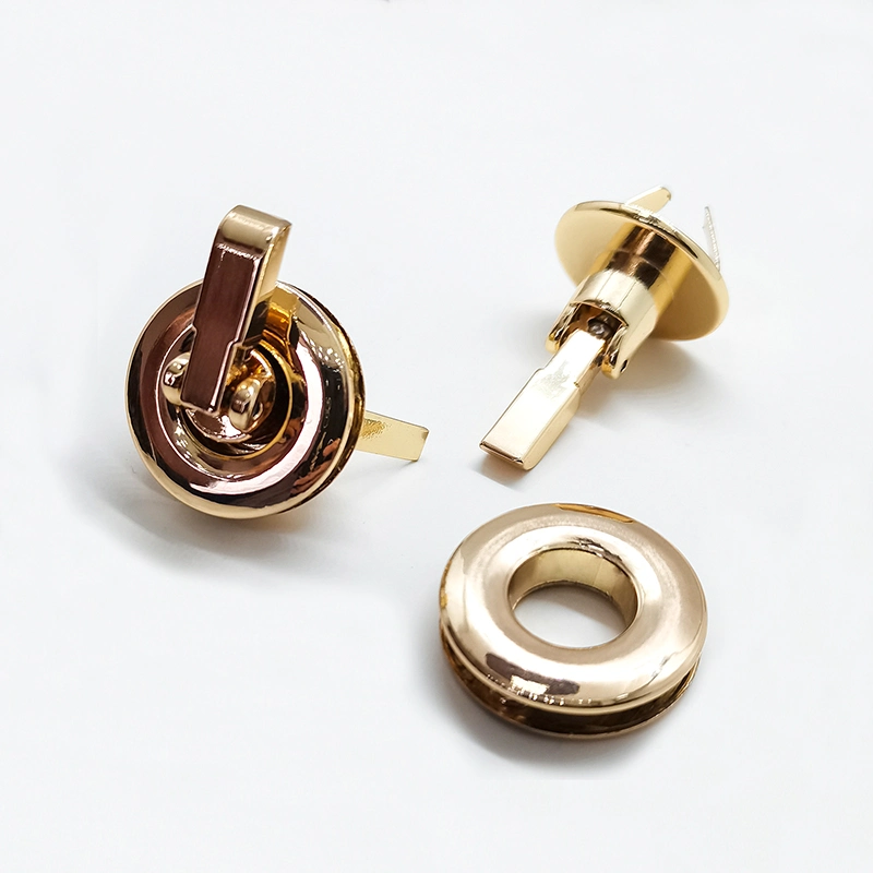 Metal Round Turn Lock Twist Lock Clasp for Bag Accessories