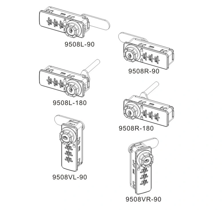 3 Digital Mechanical Combination Lock