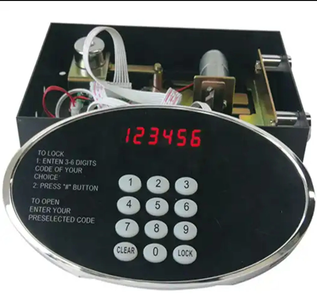 Hotel Motorized Safe Lock LCD Screen Electronic Combination Lock Wholesale Box Combination Lock LCD Electronic Cipher Key