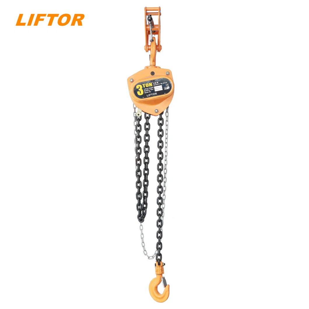 China ISO 9001 Certificated Factory Vc-B Triangle Chain Block Hand Hoist