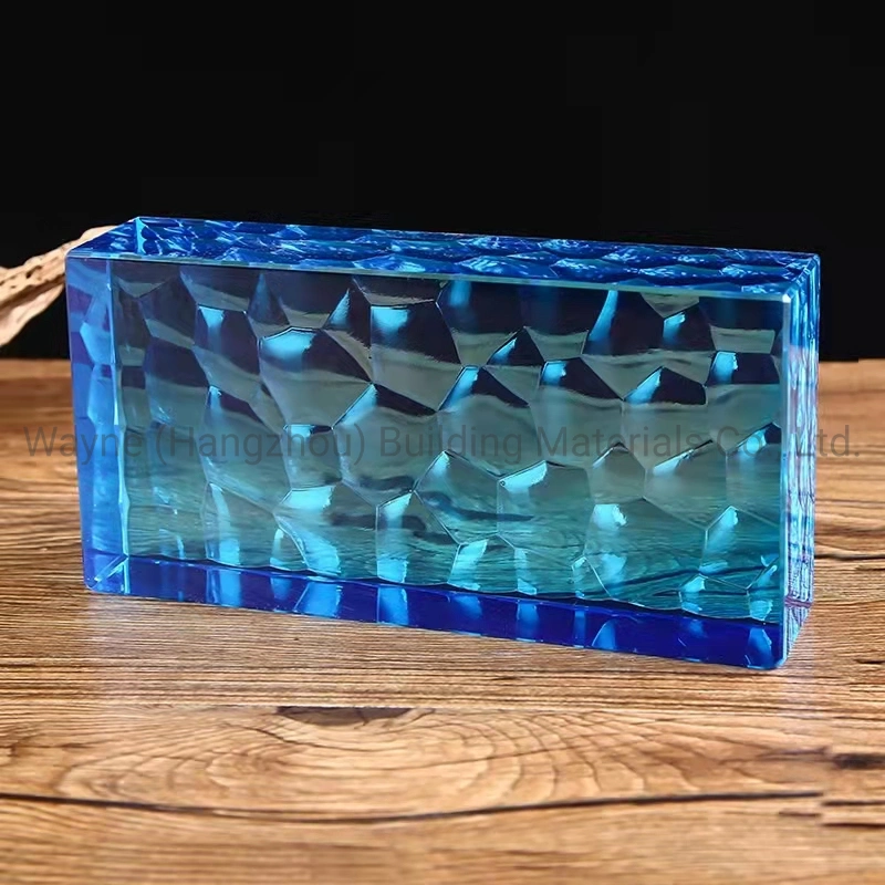 50*100*200mm Solid Glass Brick Hot Melt Glass Brick Crystal Glass Block for Hotel Decoration