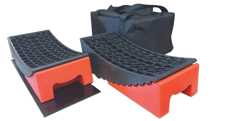 Heavy Duty Plastic Wheel Chock RV Leveler Blocks for Travel Trailers Truck