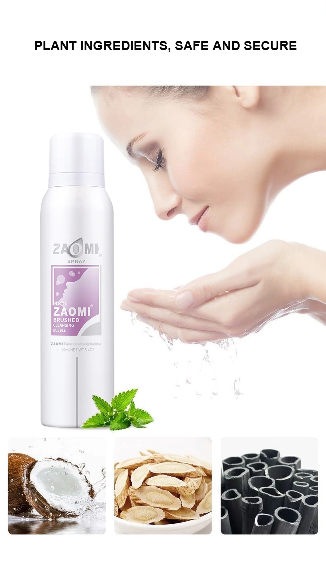 Wholesale Private Label High Quality Deep Facial Cleansing Foam Facial Cleanser for Oily Skin