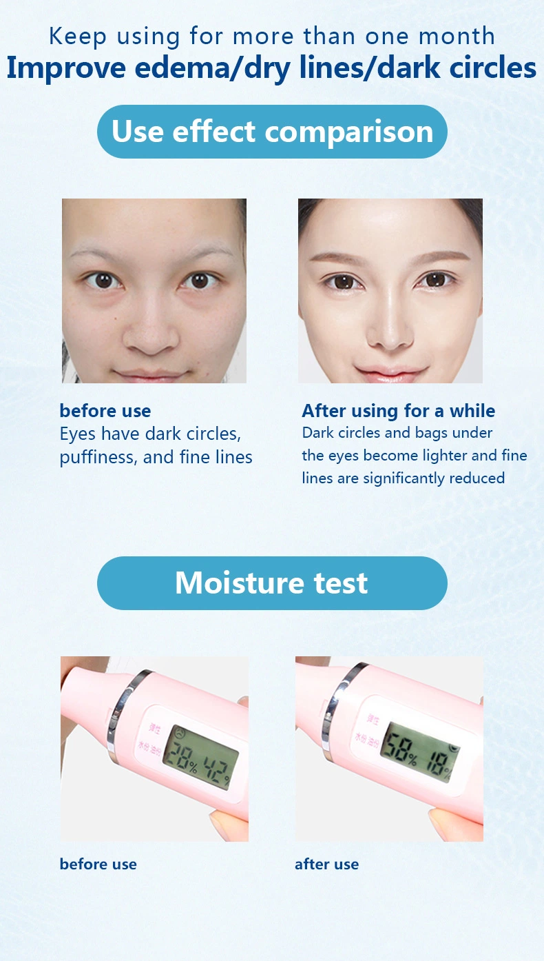 Hot Sale Anti Aging Anti Wrinkle Crystal Collagen 24K Gold Powder Night Repair Eye Cream Eye Mask
