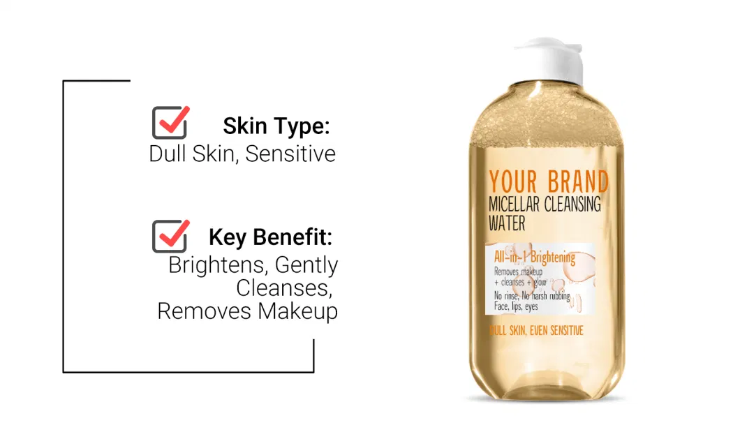 Mild Makeup Remover Deep Cleaning Micellar Cleansing Water