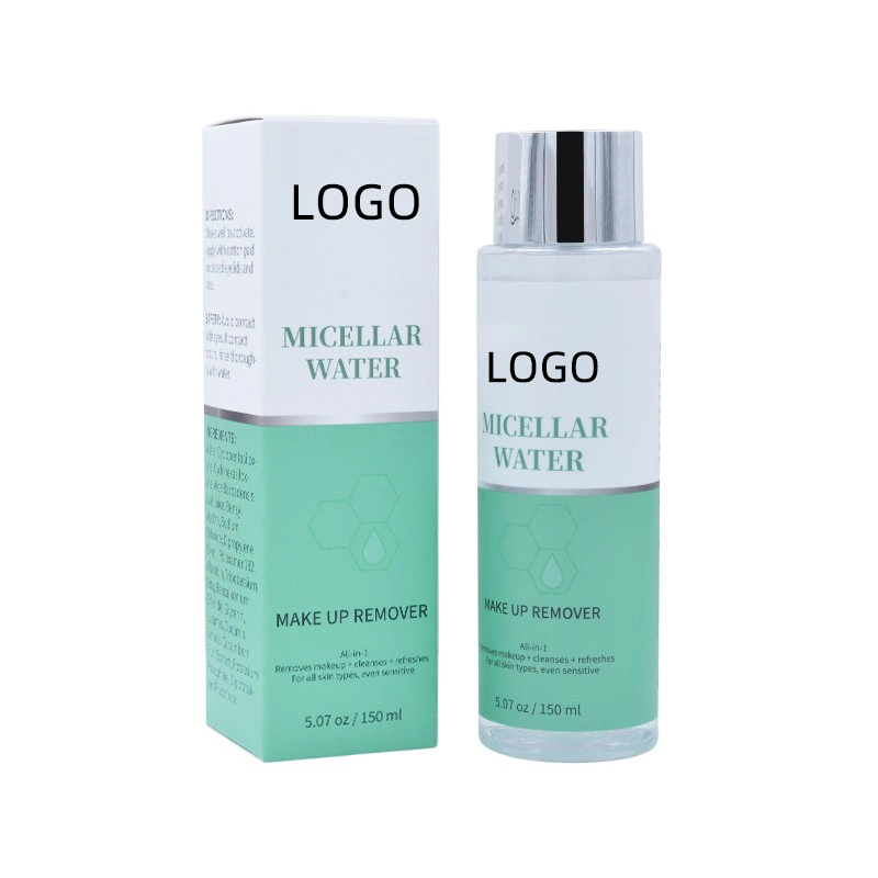 Private Label Bottle Natural Organic Micellar Cleansing Water Makeup Remover