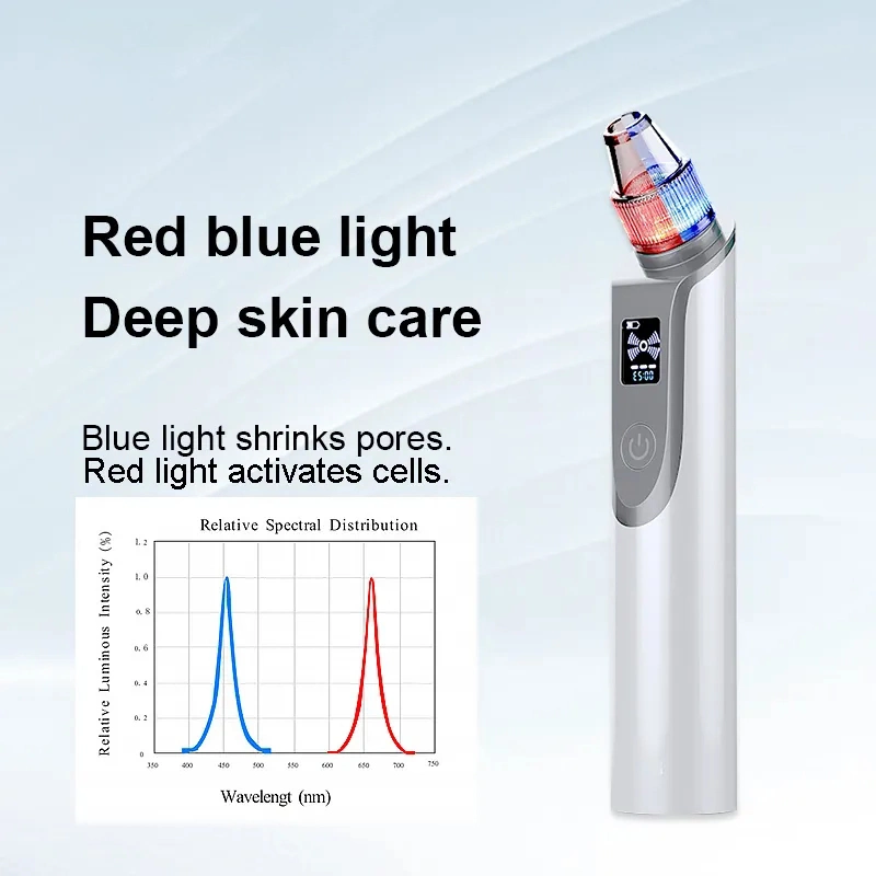 Wholesale Price Vacuum Acne Device Deep Pore Cleaning Facial Nose Grease Cleansing Blackhead Remover Device