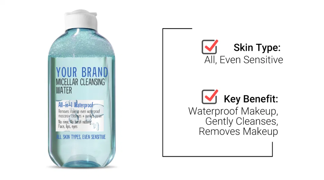 Mild Makeup Remover Deep Cleaning Micellar Cleansing Water