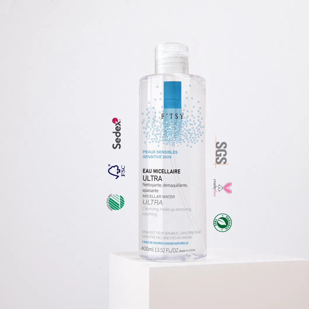 OEM Gentle Micellar Water Makeup Remover Water Cleanser Gentle Micellar Cleansing Water