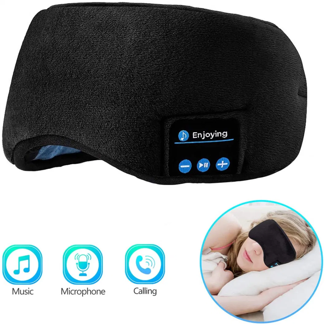 Bluetooth Smart Wireless Sleeping Eye Massage Mask with Build-in Speakers