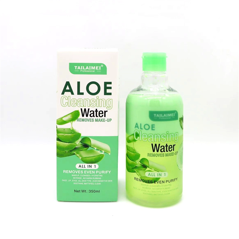 Tailaimei Custom Manufacturer 2 in 1 Aloe Makeup Removing Water Cleansing Oil Make up Remover Hydrating Makeup Remover for Face