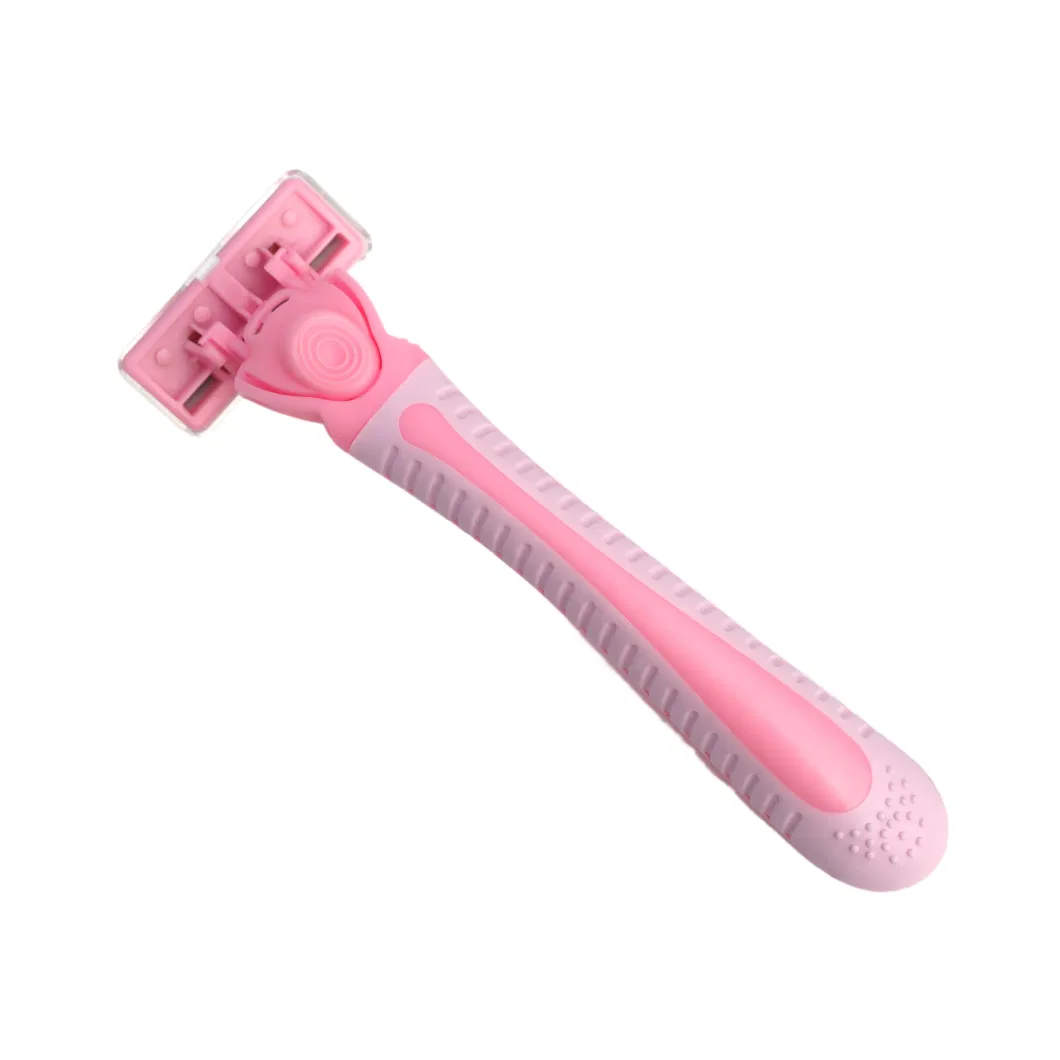 Shaving Multi-Layer Blade Stainless Steel Triple Blade Disposable Men′ S Razor