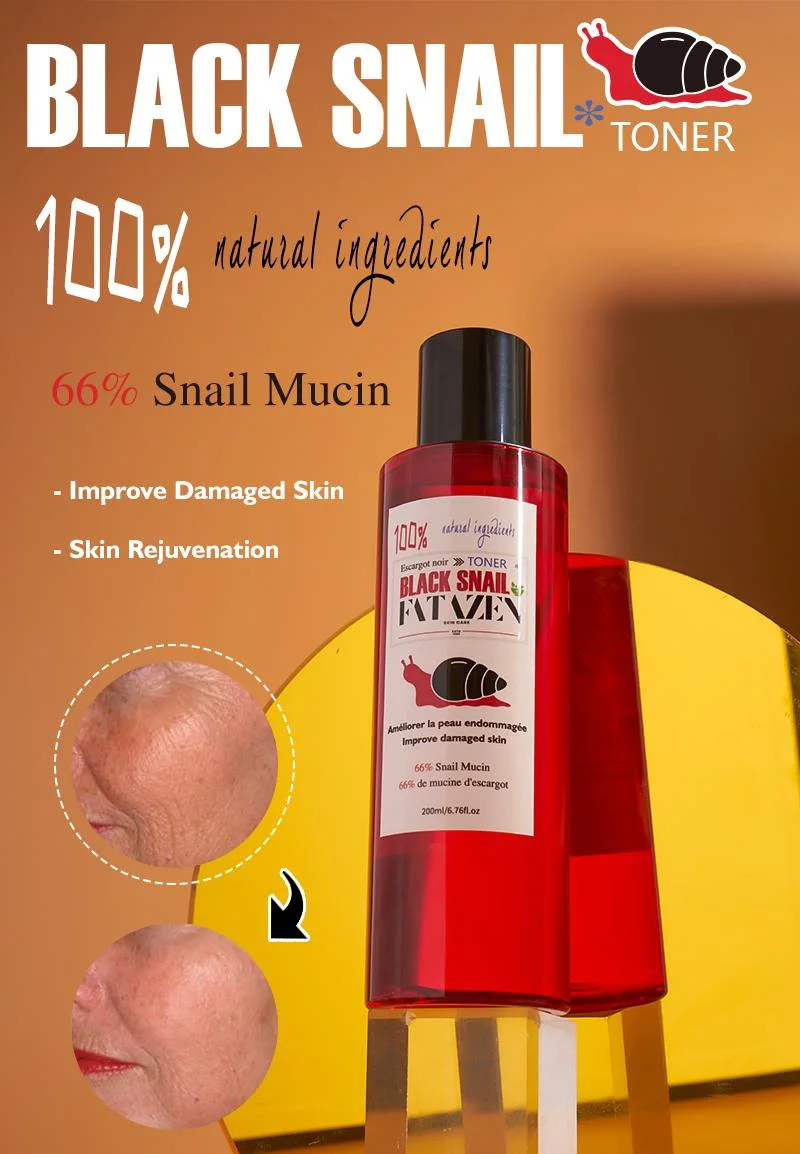 Anti-Aging Snail Toner Water Spray Skin Care Products Long Lasting Moisturizing Ton