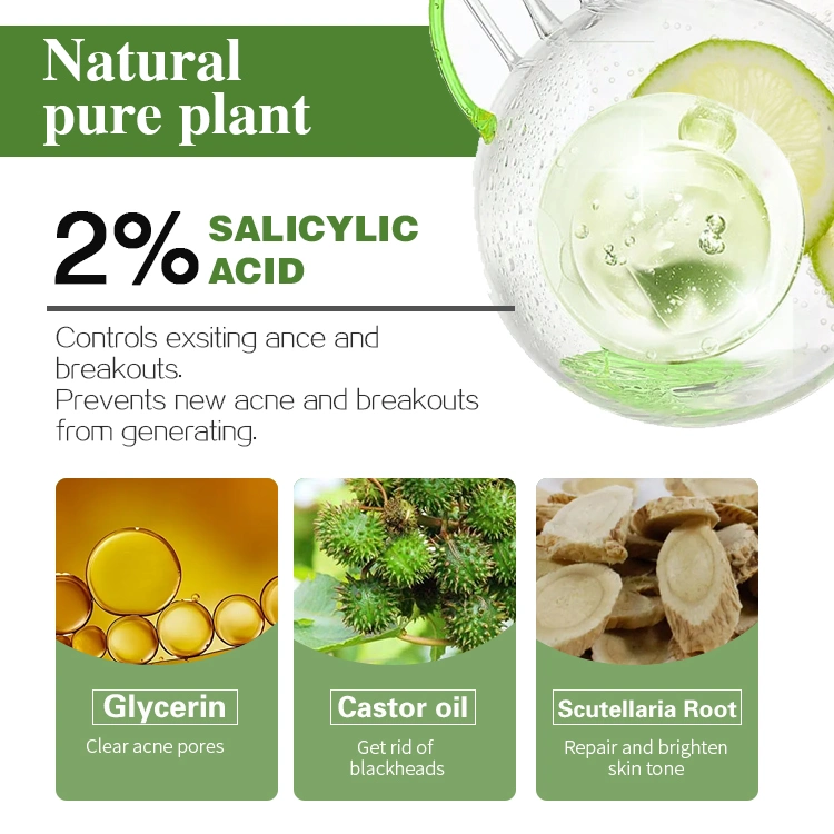 Ailke Wholesale Best Salycilic Acid Acne Pimple Face Brightening Acne Treatment Serum Facial