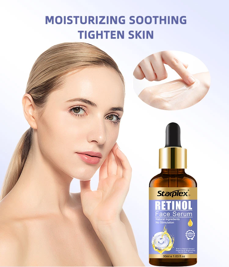 OEM/ODM Private Label Anti Wrinkle Facial Serum Organic Anti-Aging Whitening Face Care Retinol Serum