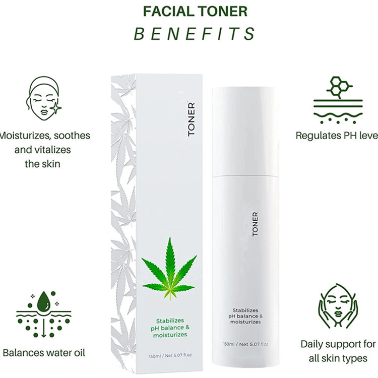 Korean Facial Toner with Hemp Seed Oil for Hydrating & Moisturizing