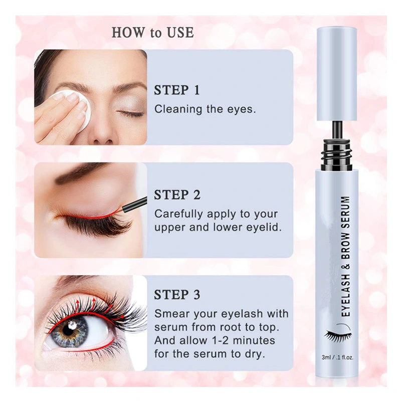 Natural Enhancer Boost Eyelash & Brow Growth Serum for Longer