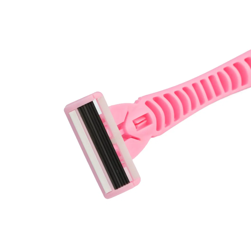Shaving Multi-Layer Blade Stainless Steel Triple Blade Disposable Men′ S Razor