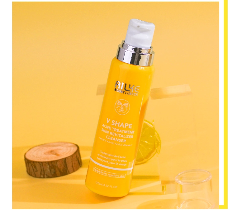 OEM Custom Private Label Facial Cleanser Deep Cleansing Gentle Natural Organic Vitamin C Amino Acid Face Wash
