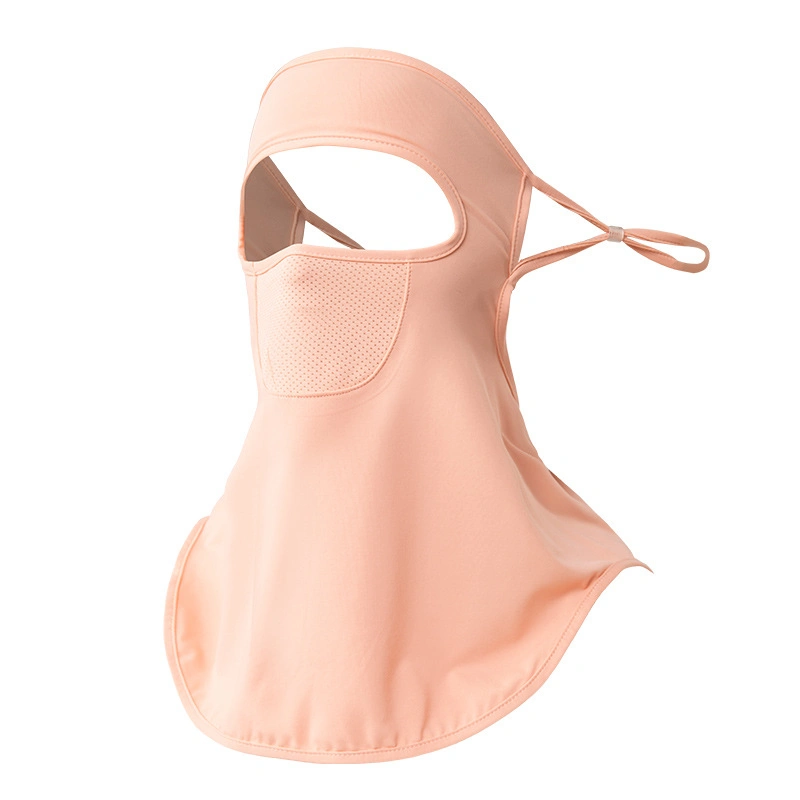Neck and Head Cover Ice Silk Sunscreen Face Mask for Driving
