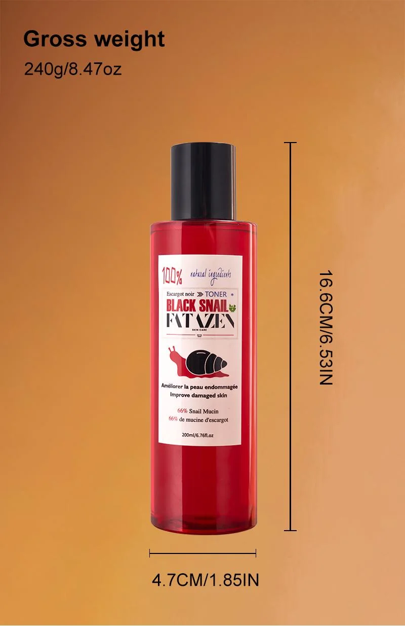 Anti-Aging Snail Toner Water Spray Skin Care Products Long Lasting Moisturizing Ton