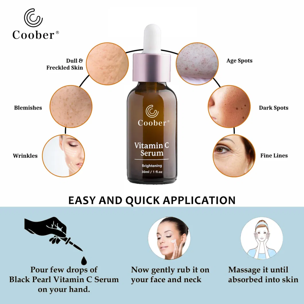 High Quality Hydrating & Brightening Vitamin C Facial Serum Private Label