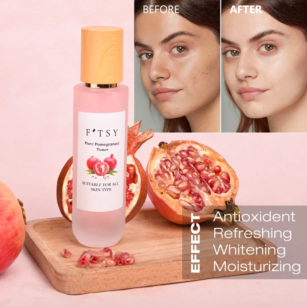 Natural Vegan Anti Aging Hydrating Moisturizing Pomegranate Facial Toner