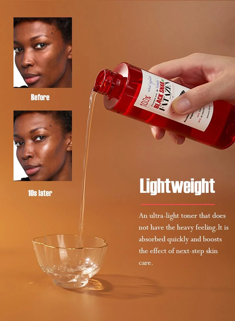 Anti-Aging Snail Toner Water Spray Skin Care Products Long Lasting Moisturizing Ton