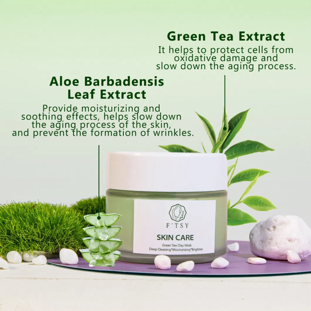 Organic Clay Mud Mask Pore Minimizer Detoxifying Brightening Tightening
